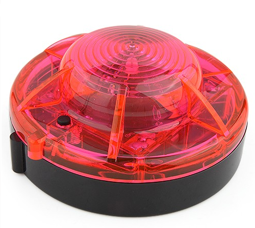 1.2W 90Lumens 635~700nm Magnetic Car Light LED Warning Light Red - Click Image to Close